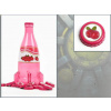 Fallout skleněná láhev a uzávěry „NUKA COLA CRANBERRY“