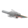 Solarix Univerzálny EASY konektor RJ45 CAT6 UTP 8p8c na drôt aj licnu SXRJ45-6-UTP-EASY