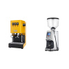 Gaggia New Classic EVO, yellow + Eureka Atom Specialty 65, chrome