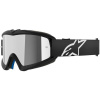 ALPINESTARS okuliare VISION YOUTH CORP, detské 2025, čierne, zrkadlové strieborné plexi