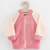 Dojčenská semišková mikina New Baby Suede clothes ružová