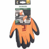 CERVA SALANGANA blister / Polyesterové rukavice s latexovým povrstvením - oranžová 8