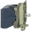 Schneider Electric ZB4BW0B11 pomocný spínač, LED element s upevňovacím adaptérom, s objímkou ​​lampičky 1 spínací biela bez aretácie 24 V/DC, 24 V/AC 1 ks; ZB4BW0B11
