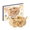 Drevené 3D puzzle Stojan na perá Sova