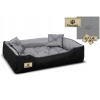 AIO Prestige pelech pre psov a mačky 115x90 / 130x105cm sivá a čierna