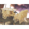 Woodcraft Drevené 3D puzzle Povoz GP096