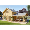 Chata 44+44mm (4 izby / 142 m²) (kód: 27CHT4444) (Zrubová chata)