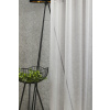 Topdekor Záclona Lisa 42 strieborná šitá na mieru Dĺžka: 210 cm, Šírka: 900 cm