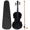 Husle, kompletný set so slákom a podbradníkom, čierne 4/4-ForU-70143