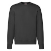 Men's Black Sweatshirt Set-in Sweat Fruit of the Loom šedá L Fruit of the Loom 5904882110930