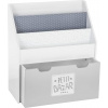 Atmosphera Créateur d'intérieur® Knižnica so zásuvným boxom, Sivá