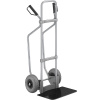 Rudla na vrecia s lyžinami, pozinkovaná ,lopata š x h 450 x 350 mm, čierna EUROKRAFTpro