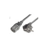 PREMIUMCORD Kabel napájecí 230V/10A, zahnutá vidlice, 2m kpsp2