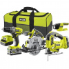 AKU SADA 4 dielna kombo - RYOBI R18CK4A-252S; 18 V; ONE+