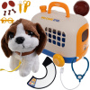 Sada pre malého veterinára Plyšový kufrík Veterinárny psík + príslušenstvo