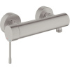 GROHE Essence páková sprchová batéria nástenná, Supersteel, 33636DC1
