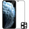NILLKIN 2 v 1 superodolné ochranné sklo a ochrana šošoviek fotoaparátu pre iPhone 12 Pro Max - čierne - možnosť vrátiť tovar ZADARMO do 30tich dní