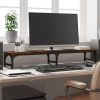 Stojan na monitor hnedý dub 105x23x15,5 cm kompozitné drevo-ForU-834014