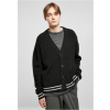 Sporty Boxy Cardigan - black XXL