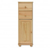 Drewmax Komoda KD128 Bezbarvý přírodní lak