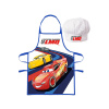 Kids Euroswan Detská zástera s kuchárskou čiapkou Cars