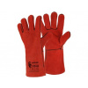 Rukavice CXS PATON RED, svářecí, červené Velikost: 10