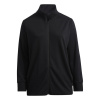 adidas Textured Full-Zip Jacket Womens (Plus-Size) Black 16 (XL)