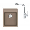 Franke Sety Kuchynský set G253KA, fragranitový drez MRG 610-37 RTL a batéria FS 3230.031, kašmír/chróm 114.0700.696