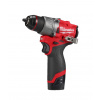 MILWAUKEE M12 FDD2-202X aku vrtačka 12V/2*2Ah, 45Nm, kufr 4933479873