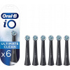 IO ULTIMATE NÁHRADNÉ HLAVY KEFEK 6 KS (ORIGINÁL ORAL-B iO ULTIMATE Clean Tips Black 6ks--37)