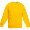 Fruit of the Loom F.O.L. | Classic Kids Set-In Sweat Detská mikina_16.2041 Farba: sunflower, Veľkosť: 104