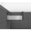 BLUM K-BLUM Legrabox, zásuvka K 400mm/40kg, Tip-on, šedá, Expando