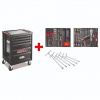 Montážní dílenský vozík s nářadím USAG 516 ST6NPA (142 ks)