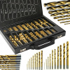 MAR-POL Sada titánových vrtákov HSS do kovu 170ks 1,5mm – 10mm M22306