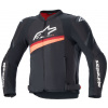 Bunda T-GP PLUS R 4 AIRFLOW, ALPINESTARS (čierna/červená fluo, veľ. S)
