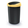 Prosperplast Odpadkový koš COMPACTO 40 L černý/žlutý