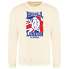 Lonsdale Printed Logo Sweat Vanilla 3 XL