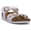 BIRKENSTOCK Sandále RIO HL KIDS WHITE CALZ S Biela