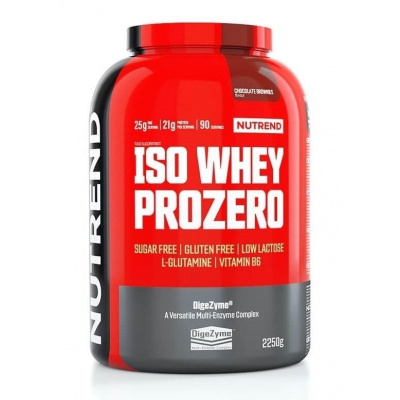 Iso Whey ProZero - Nutrend 2250 g Chocolate Brownies