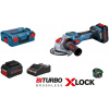 BOSCH GWX 18V-15 SC - 0 601 9H6 501 - Akumulátorová uhlová brúska BITURBO s X-LOCK