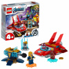 LEGO 76170 Marvel Avengers Iron Man vs. Thanos s tryskou a 2 figúrkami superhrdinov, hračky pre deti od 4 rokov