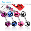 Piercing do jazyka z chirurgické oceli VB-007 (Piercing do jazyka VB-007)