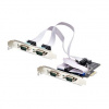 Serial Card, typ sběrnice: PCIe Sériové 4portová, připojovací port RS232, RS422, RS485 921.6kbps StarTech.com
