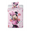 FARO Obliečky Minnie kvety Bavlna, 140/200, 70/90 cm