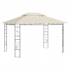 vidaXL Altánok 4x3x2,7 m krémový 160 g/m² - Krémová - 92785-46941