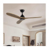 ZEVENTI ZEVENTI - Stropný ventilátor LAURIA Wi-Fi Tuya čierna/dub + DO ZV0044 + záruka 3 roky zadarmo