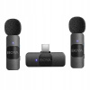 Boya BY-V20 2.0 Bezdrôtový mikrofón 2,4 GHz pre zariadenia s konektorom typu C - 2TX + 1RX