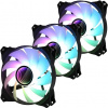 Zalman sada 3 ks ventilátorů ZM-IF120 / 120mm / ARGB / 3-pin / bíločerný ZM-IF120A3