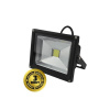 LED vonkajší reflektor, 20W, 1400lm, AC 230V, čierny SOLIGHT WM-20W-E