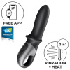 Satisfyer Horúca vášeň - inteligentný zohrievač anál (čierny)